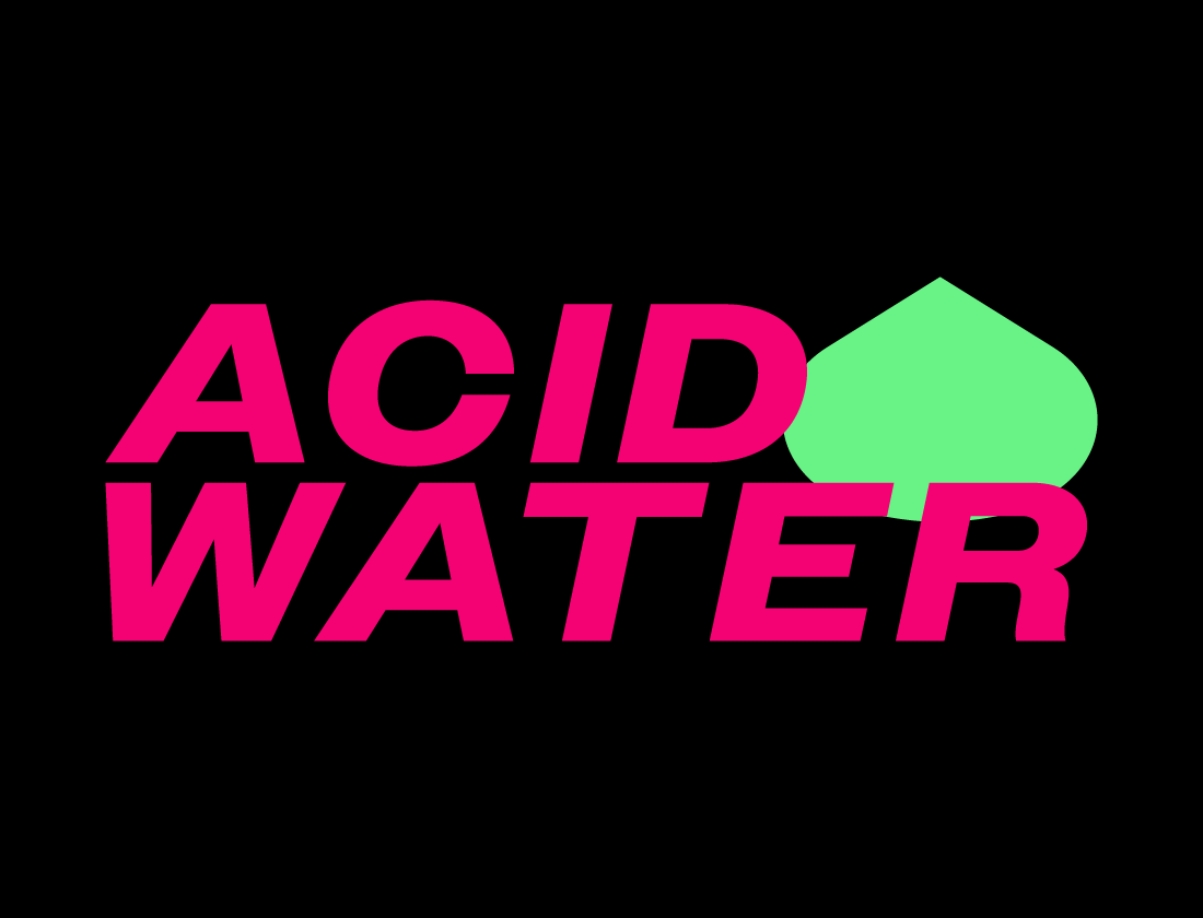 Acid Water logo lockup.