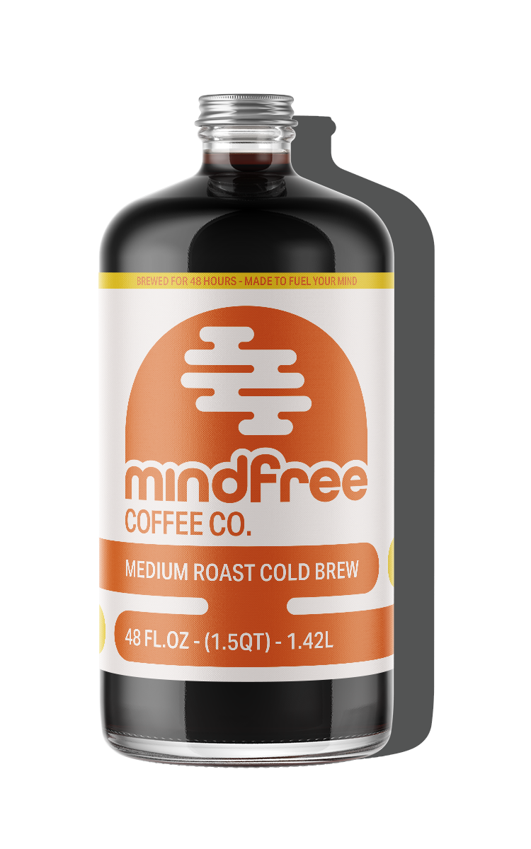 Mockup of a coldbrew from mindfree.